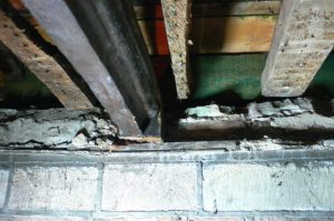 Timber repairs / support required to beam end