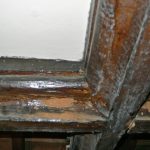 Death watch beetle attack —South aisle beams